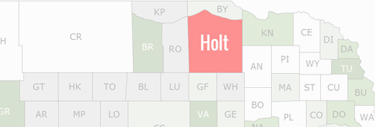 Holt County Map