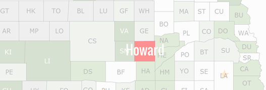 Howard County Map