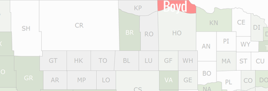 Boyd County Map