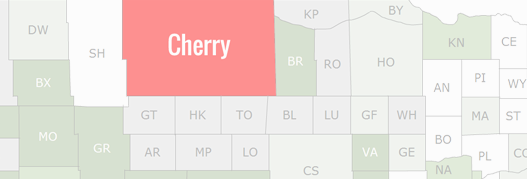 Cherry County Map