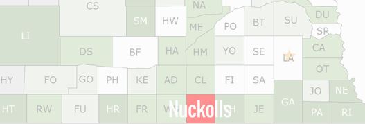 Nuckolls County Map